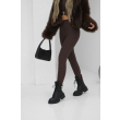 Legginsy antycellulitowe / Push Up / CHOCO /   S - M - L - XL